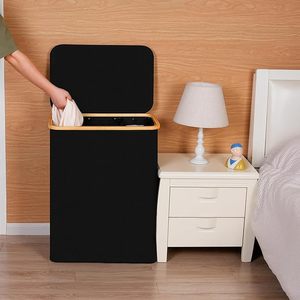 Cesto de ropa plegable rectangular moderno, bolsas extraíbles, organizador de cesta de ropa plegable, dormitorio, baño, manejo sucio - Product Image 1