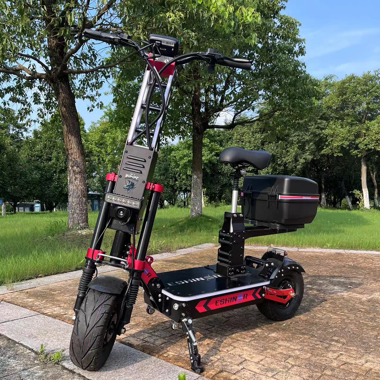 Velocità più veloce 10000W 72V di alta qualità veloce escoter 8000W doppio motore Top potente Scooter elettrico con indicatore di direzione anteriore