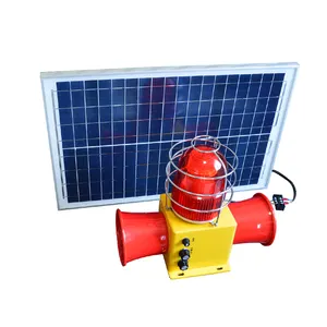 Industrielle elektronische summer STSG-22T integrierte regendicht stimme sound und licht alarm mit solar panel