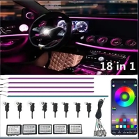 Kit d'éclairage intérieur de voiture Kingshowstar Dream RGB Chasing, étanche IP67, avec application et télécommande, éclairage ambiant intérieur