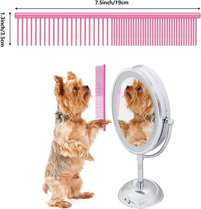 Luxury Professional Stainless Steel Pet Grooming Tools Multiple Colors <b>Dog</b> Combs and <b>Scissors</b> for Cats Application - Product Image 4