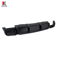 Diffuseur de pare-chocs arrière style M E39 noir brillant pour BMW Série 5 E39 M5 1995-1999, kit carrosserie, accessoires, pièces de tuning