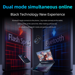 Piva 2.4G Receiver Đúng Tai Nghe Không Dây Với Microphone ENC Tiếng Ồn Hủy Bỏ In-Ear Chơi Game Tai Nghe Cho <span class=keywords><strong>Bluetooth</strong></span> - Product Image 5