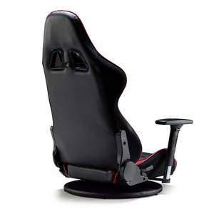 <span class=keywords><strong>Silla</strong></span> giratoria ergonómica de cuero para Gaming, sillón de oficina con espalda alta ejecutiva, sin ruedas, color rojo y negro, nuevo diseño - Product Image 2