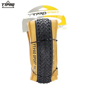 TTPRO ban sepeda lipat untuk sepeda MTB, ban sepeda gunung bahan baja lembut 26X2.10 29X2.125 30/60 TPI 3 lapis antipruritik untuk sepeda gunung