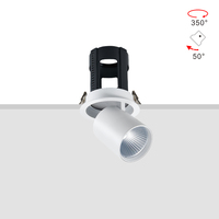Encastré réglable Led COB CGR Downlight 15W 25W Dali Dimmable Spot Light