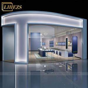 Vitrine de magasin en bois pour bijoux et meubles, comptoir, porte, vitrine en verre, aménagement de magasin, solutions de décoration commerciale - Product Image 3