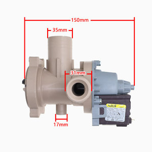 Haier Drain Pump <b>Valve</b> 150mm 35mm 31mm 17mm Electric Motor For <b>Washing</b> <b>Machine</b> Parts - Product Image 1