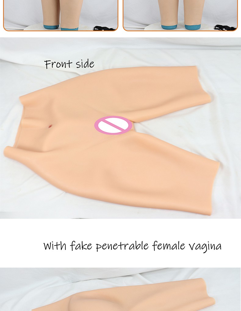 Siliconen Slipje Fake Pussy Vagina Ondergoed Butt Shaper Controle Shorts Enhancer voor Crossdressers Transgender Drag Queen,Color2