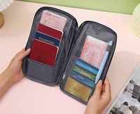 Portefeuille de voyage imperméable pour passeport et cartes d'identité, neuf, portable, unisexe