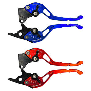 ملحقات تعديل الدراجات النارية، ذراع فرامل وقابض من الألومنيوم المصنع بتقنية CNC، للفرامل الأسطوانية اليسرى والقرصية اليمنى، تصميم عالمي - Product Image 3