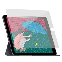 Protection d'écran en film PET mat de qualité supérieure pour iPad Air 5e/4e génération, ultra-mince, anti-reflet, dureté 4H, transmission 99%, sans bulles