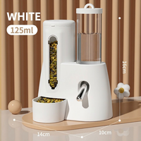 Station d'alimentation pour animaux de compagnie, distributeur de grain vertical, bouilloire à eau, alimentation par gravité en PP, mangeoire portable pour petits animaux