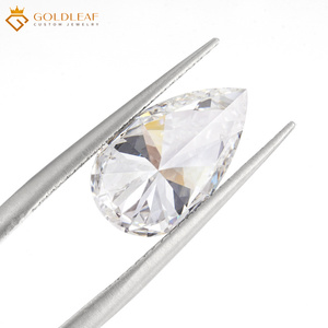 Diamante Cultivado en Laboratorio Goldleaf Pear con Certificado IGI, Venta al por Mayor, Color Blanco E, 1CT 2CT 3CT VVS2 para Fabricación de Joyas - Product Image 5