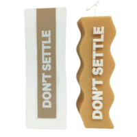 Bougie en forme de lettre faite à la main, professionnelle, créative, en cire de paraffine, pour Noël, Diwali, Ramadan, Fête des Pères, Pâques