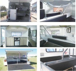 2024 Big Loading Gooseneck Horse <strong>Trailer</strong> With Living Quarters Australia Standard Customized <strong>Other</strong> Carry Horse <strong>Trailers</strong> - Product Image 2