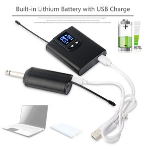 Micrófonos Inalámbricos UHF Portátiles <span class=keywords><strong>de</strong></span> <span class=keywords><strong>Solapa</strong></span> para Profesor, Computadora Portátil, Televisión, Altavoz y <span class=keywords><strong>Amplificador</strong></span> <span class=keywords><strong>de</strong></span> Karaoke - Product Image 4