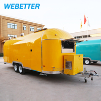 Cuisine mobile extérieure personnalisée entièrement équipée, camion de restauration rapide, camion de crème glacée, camion de pizza, remorque avec cuisine complète à vendre aux États-Unis