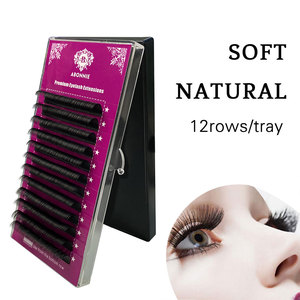 Suministros para pestañas 0,05 0,07 0,10 0,15 0,20 0,25 J B <span class=keywords><strong>C</strong></span> <span class=keywords><strong>D</strong></span> Curl Volume Lash Extensión individual Extensión de pestañas Natural Long - Product Image 5