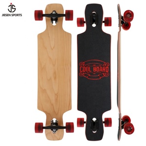 JIESEN Großhandel Longboard Skateboard Flexibler 42-Zoll-Bambus mit Holz ahorn <span class=keywords><strong>dech</strong></span> Longboard Skateboard - Product Image 2