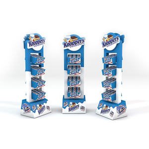 Custom <b>for</b> Eco-Friendly Lightweight Foldable Portable Corrugated Cardboard Pharmacy Advertising Display Rack <b>for</b> Store - Product Image 1