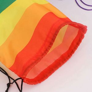 Custom Logo String Back Pack Cinch Sack Waterproof Gym Bags <b>Drawstring</b> Advertising <b>Backpack</b> - Product Image 4