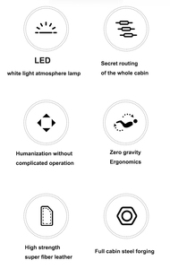 Ghế Chơi Game Ghế Buồng Lái Ghế Tựa Lưng Rgb Led Hỗ Trợ Tùy Chỉnh Trạm Chơi Game Esports Buồng Lái Chơi Game Máy Tính - Product Image 5