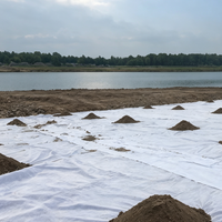 Géotextile industriel non tissé en PP/PET de haute qualité, écologique, 100-800 g/m², fabricants du Shandong en Chine, prix préférentiels