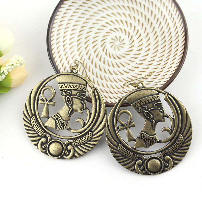 希少　エジプトジュエリー18K　ネフェルティティ K18 エジプト ネフェルティティ ネックレス - メルカリ