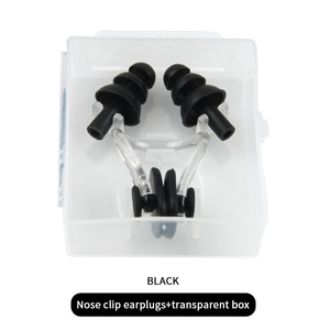 Suministros de Natación 2024 en Stock, Venta al por Mayor, Pinzas Nasales de Silicona Anti-Asfixia, Tapones para los Oídos, Juego de 2 Piezas - Product Image 6