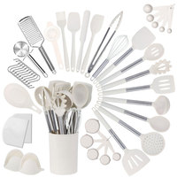 Outils de cuisine Gadgets Ustensiles de cuisine ménagers en silicone Ensemble d'ustensiles de cuisine en silicone résistant à la chaleur