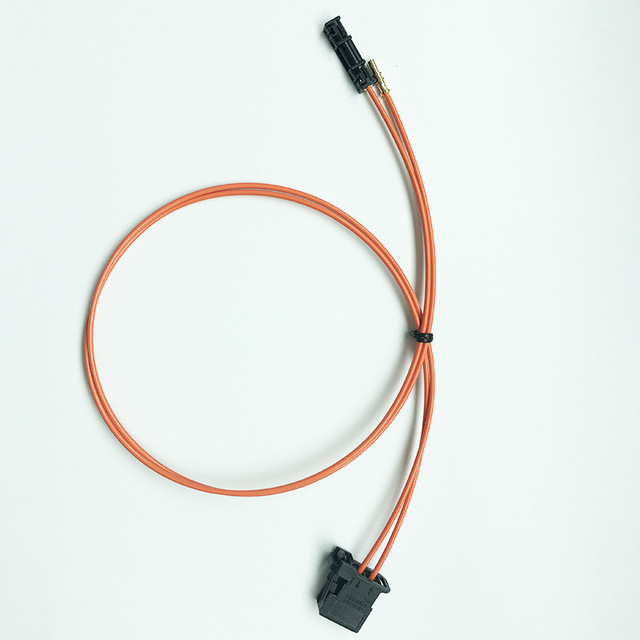 Car Audio Fiber Optic Cable Male Connector Adapter Orange Mercedes-Benz for Volkswagen Jumper Cable Model 21254 China