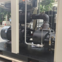 Compresseur monophasé silencieux à aimant permanent, lubrifié à l'huile, de qualité commerciale, 50HP, 37KW, 8 bars, avec PLC, de la marque Airstone