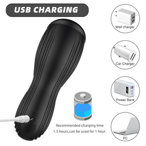 Nieuwste Automatische Zuigende Mannelijke Seksspeeltjes Zwarte Masturbatie Multi-Frequentie Vibratie Vliegtuig Cup Seksspeeltjes Voor Mannen - Product Image 6