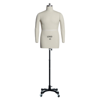 Mannequin de buste masculin sans tête avec bras modèle de couture en mousse pour la couture Vente en gros au détail