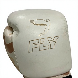 Guantes de Boxeo Fly, Camuflaje, Cuero Genuino, Cierre de Velcro, Guantes de Entrenamiento para Sparring, Transpirables, Unisex, Equipo para Adultos, Winning Boxin - Product Image 4