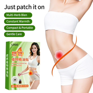 แผ่นแปะร้อนสมุนไพร RANRAN สำหรับลดน้ำหนัก ช่วยเผาผลาญไขมันด้วยน้ำมันหอมระเหย - Product Image 1