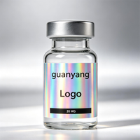Autocollants en vinyle personnalisés imperméables pour pots cosmétiques 3ml 10ml 15ml