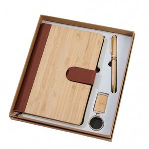 Hbc - Cuaderno de Acero Inoxidable A5 de Alta Gama con Logotipo Personalizado, Caja de Regalo, Juego de Artículos para Reuniones Corporativas, Año Nuevo Chino - Product Image 3