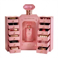 Calendario de Adviento con Forma de Botella de Perfume para San Valentín, Caja de Regalo de Lujo de 14 Días, Caja de Regalo PR