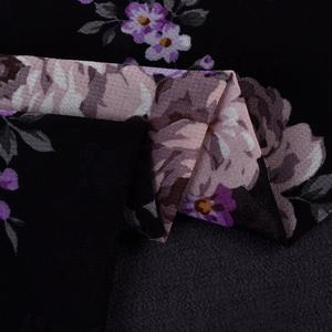 Штопор тканая дышащая легкая прозрачная шифоновая ткань с цветочным принтом для юбки и платья для девочек - Product Image 6