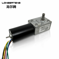 Moteur à courant continu sans balais avec réducteur à vis sans fin 12V 24mm, couple élevé, faible bruit, pour ventilateurs et applications de jouets sexuels