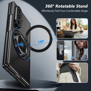 Funda Magnética Mate de Alta Calidad con Recubrimiento para Samsung Z Fold 8 7 6 5 con 360° °   Protector de Pantalla Frontal con Anillo, Funda Antigolpes - Product Image 5