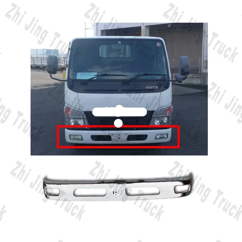 Хром передний бампер кузова грузовика запасные части для Mitsubishi Canter 2006