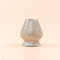 Ensemble de 100 pièces de bols à matcha en grès céramique japonais transfrontalier avec fouet à thé sur pied et cuillère à thé, design effet fourne
