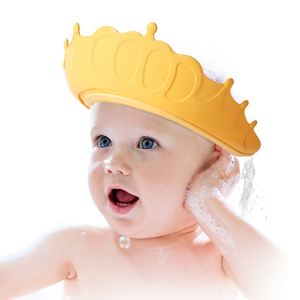 Gorro de champú de silicona respetuoso con el medio ambiente para niños con protección ajustable para los oídos y los ojos gorro de ducha impermeable para baño de bebé - Product Image 5