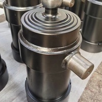 Mini vérin hydraulique télescopique multi-étages avec construction en acier et roulement pour remorque benne basculante, pression 250 bars