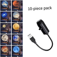 Lampe de nuit LED en métal étoile et lune la plus vendue, lampe d'ambiance créative pour chambre à coucher, projecteur de logo, lumière de fond pour influenceurs