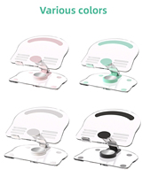 Support de tablette universel rotatif à 360°, portable, réglable, pliable, en plastique transparent acrylique pour bureau