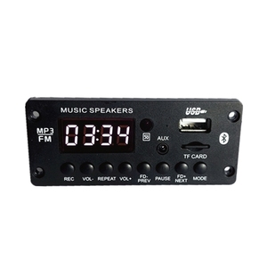 Jk25009 OEM Loa Bluetooth mp3 thẻ giải mã Máy nghe nhạc MP3 bảng mạch 12V USB Kit âm nhạc loa AUX <span class=keywords><strong>FM</strong></span> Đài phát thanh dẫn mô-đun màn hình - Product Image 2
